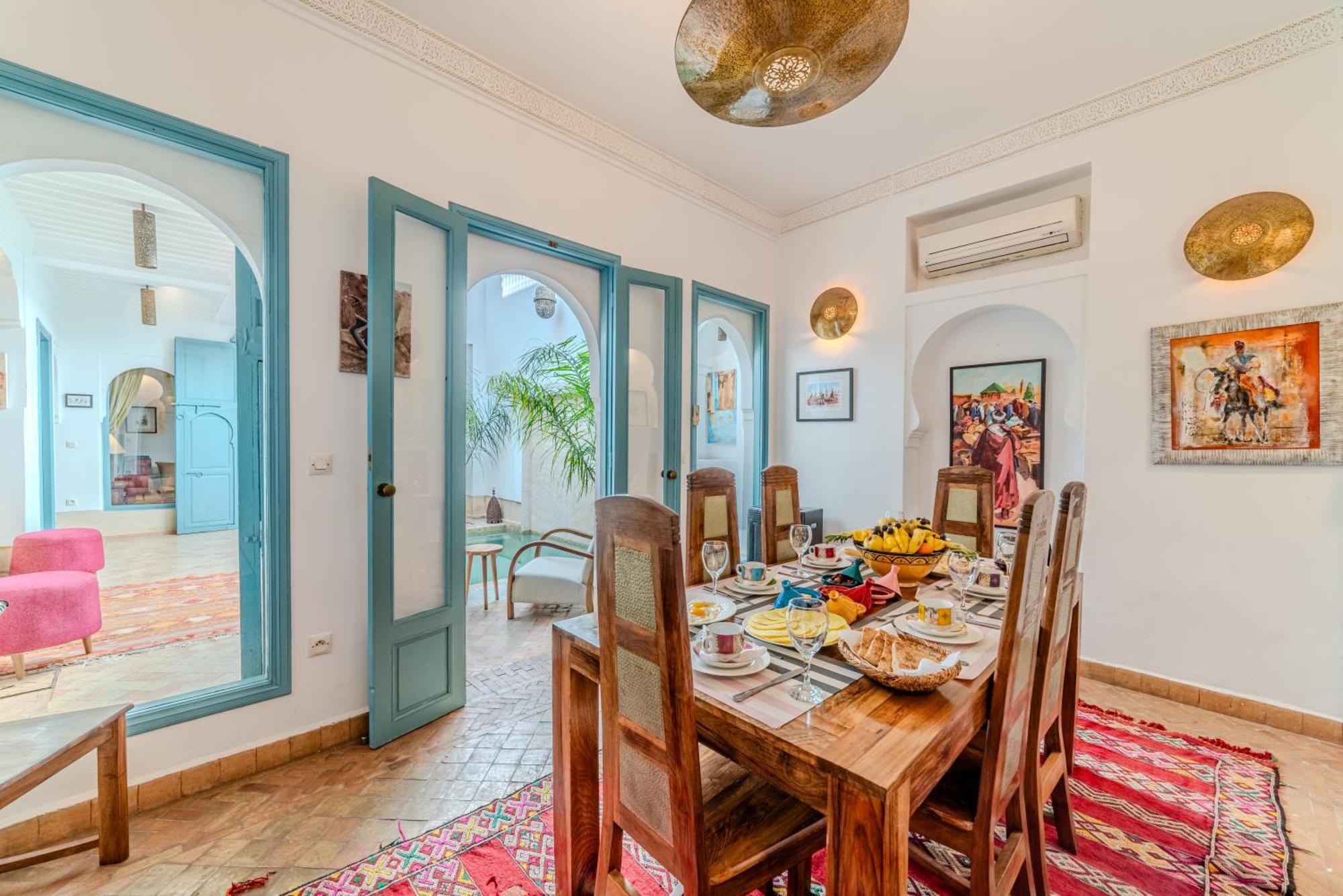 Riad Ayla Avec Piscine Privee Marrakesh Exteriör bild