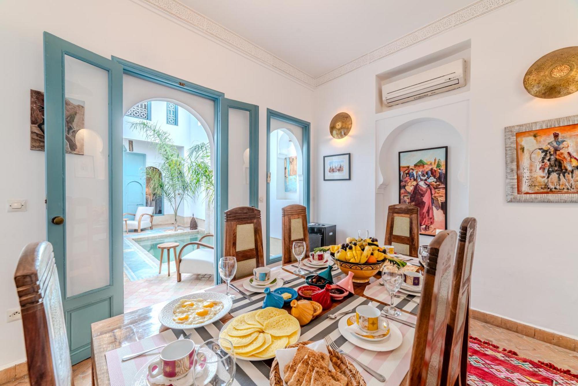 Riad Ayla Avec Piscine Privee Marrakesh Exteriör bild
